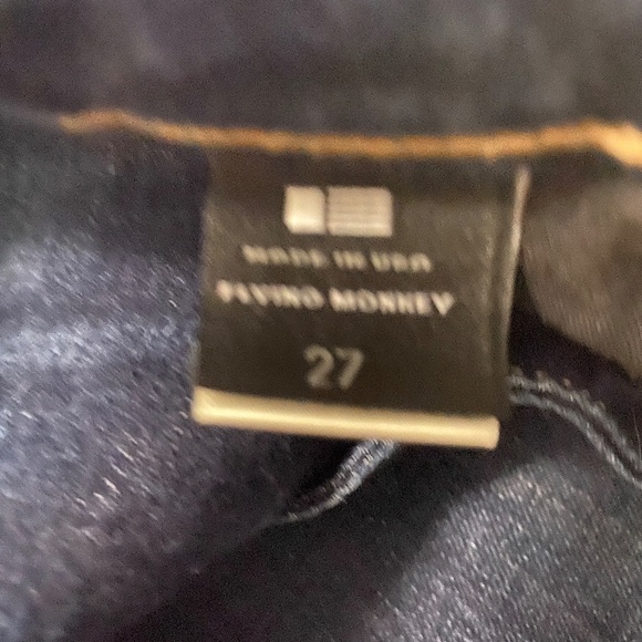 FLYING MONKEY PLATINUM DISTRESSED STRAIGHT LEG JEANS SIZE 27 - Picture 4 of 9